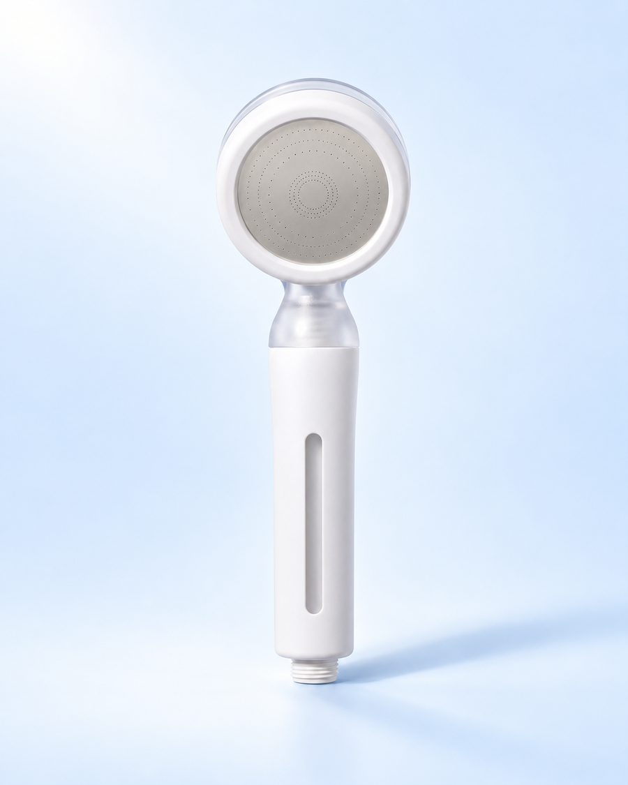 Pommeau de douche filtrant POMMO de face