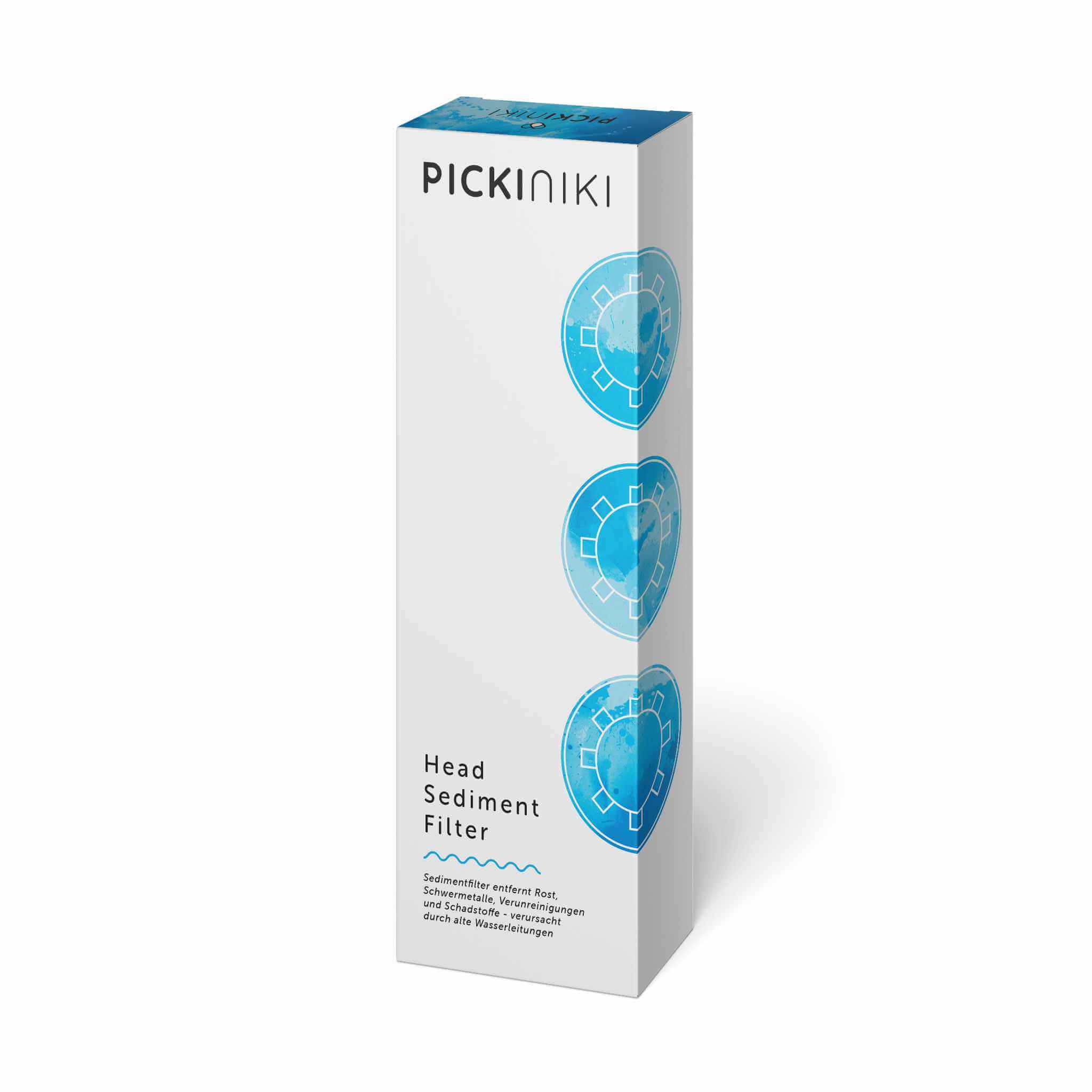 Filtre à sédiments PICKI NIKI pour tête de douche, lot de 3